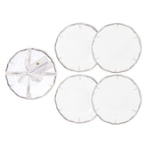 Rustica Antique White Appetizer Plates Set of 4
